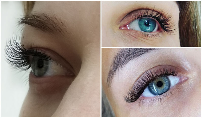 Наращивание ресниц классика, 2D, 3D в Минске, курсы маникюра